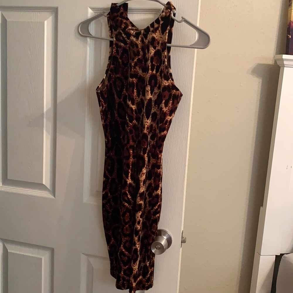 Leopard print Forever 21 dress